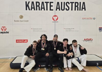Wiener Kumite-Team des Rebels Karateclub mit Medaillen bei der Staatsmeisterschaft 2026
